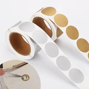 Scrap-Off Sticker Labels, 300 Pieces Per Roll, Ideal for Promotions & Events, Enhance Card Attractiveness, Perfect for Marketing