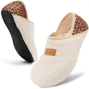 Slipper for n Men Slipper Socks Fuzzy House Shoes Rubber Sole Slip On Soft-Lightweight Non Slip Indoor/Outdoor