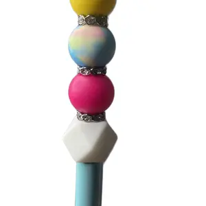 Beaded w/focal Pen/Pencil 1 pc