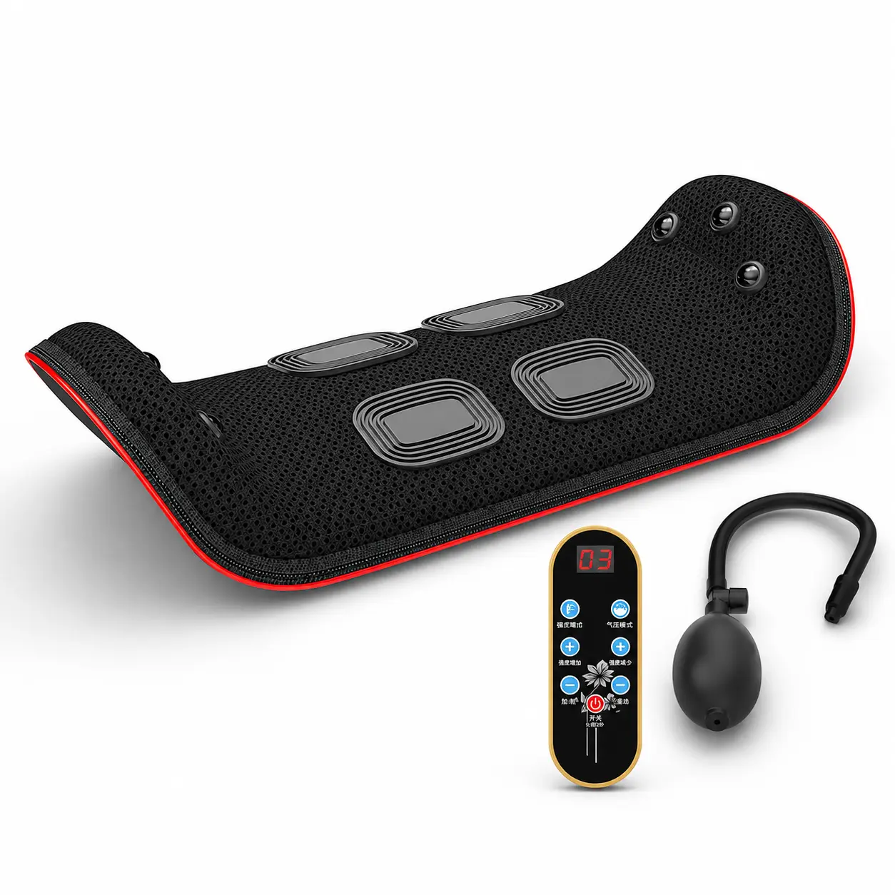 Relaxation Electric Lumbar Traction Device Waist Back Massager Vibration Massage Lumbar Spine Support Waist Relieve Fatigue