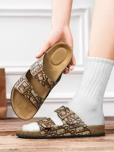 Perfect Valentine's Day Gift for Men & Women, One-Step Slip-On Sandals, Random Letter High Fashion, Breathable PVC Thick Sole Beach Shoes