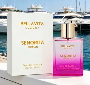 Bella Vita Luxury Senorita Eau de Parfum 100ml | Refreshing Women’s Fragrance with Yuzu, Lotus, Magnolia & Soft Musk | Fresh Fruity-Floral Long-Lasting EDP | Elegant Daily Scent for Work, Dates & All Occasions