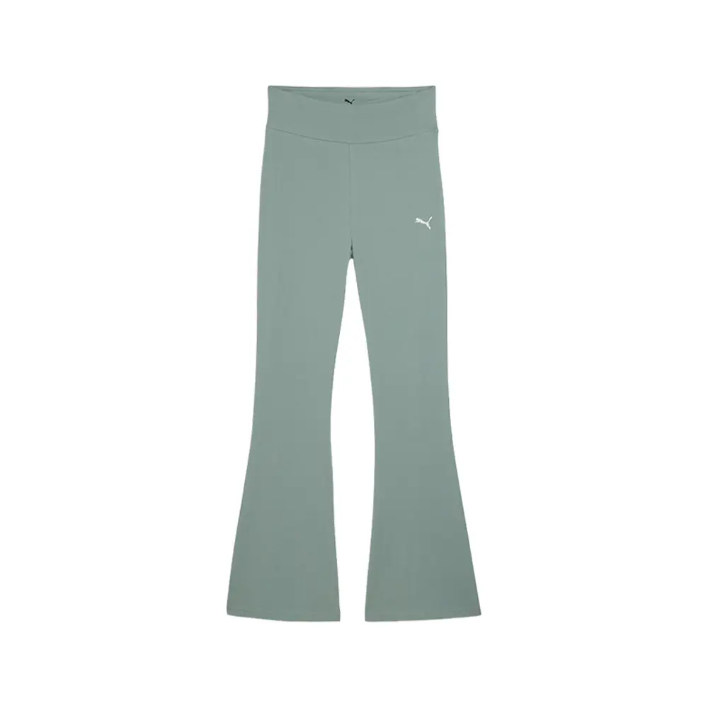 PUMA Womens Essentials High Waist Flared Leggings Casual - Green
