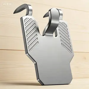 Heavy Duty Steel Picture Hanging Hooks - 15 Pack No Damage Wall Hangers with D-Ring Wire Kit, Sawtooth Claw Design for Wall Decor, Art, Mirror, Photo, Poster and Frame Hanging, Secure Hold for Office Room Decor