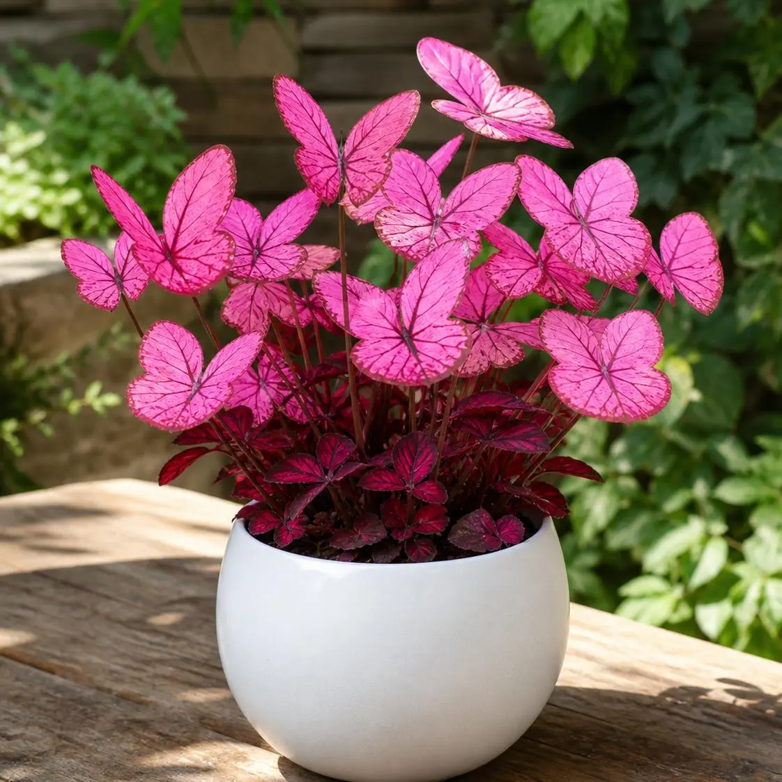 Pink Butterfly Hosta Seeds for Lush Decorative Foliage, Indoor Pots, Shade Landscaping and Home Garden Decor