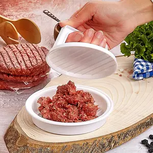 Hamburger Patty Press Mold, Perfect Size Hamburger Mold Ring, Easy Release Hamburger Patty Press, Suitable for Grill Accessories
