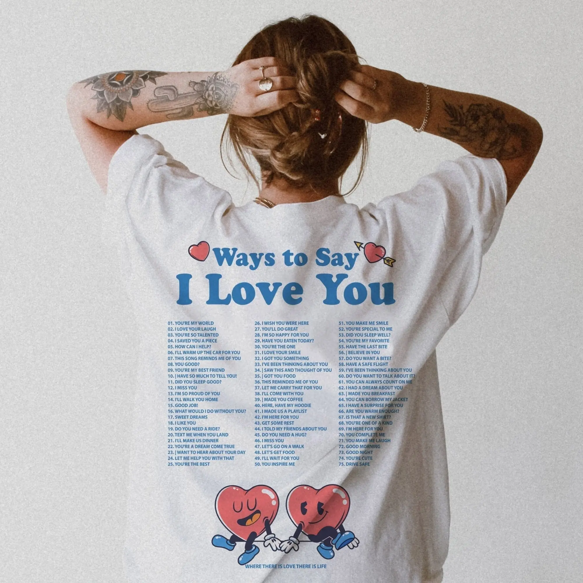 Ways To Say I Love You Tee, Love Tee, Comfort Colors Tee, Valentine's Tee, You are Loved, Unisex Tee, Comfort Colors Tshirt, Oversized Tee