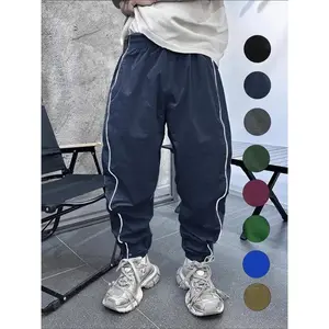 Men's Side Stripe Drawstring Waist Jogger Pants, Casual Sports Loose Pocket Trousers for Spring & Fall, Fashion Men's Bottoms for Daily Wear, Casual joggers