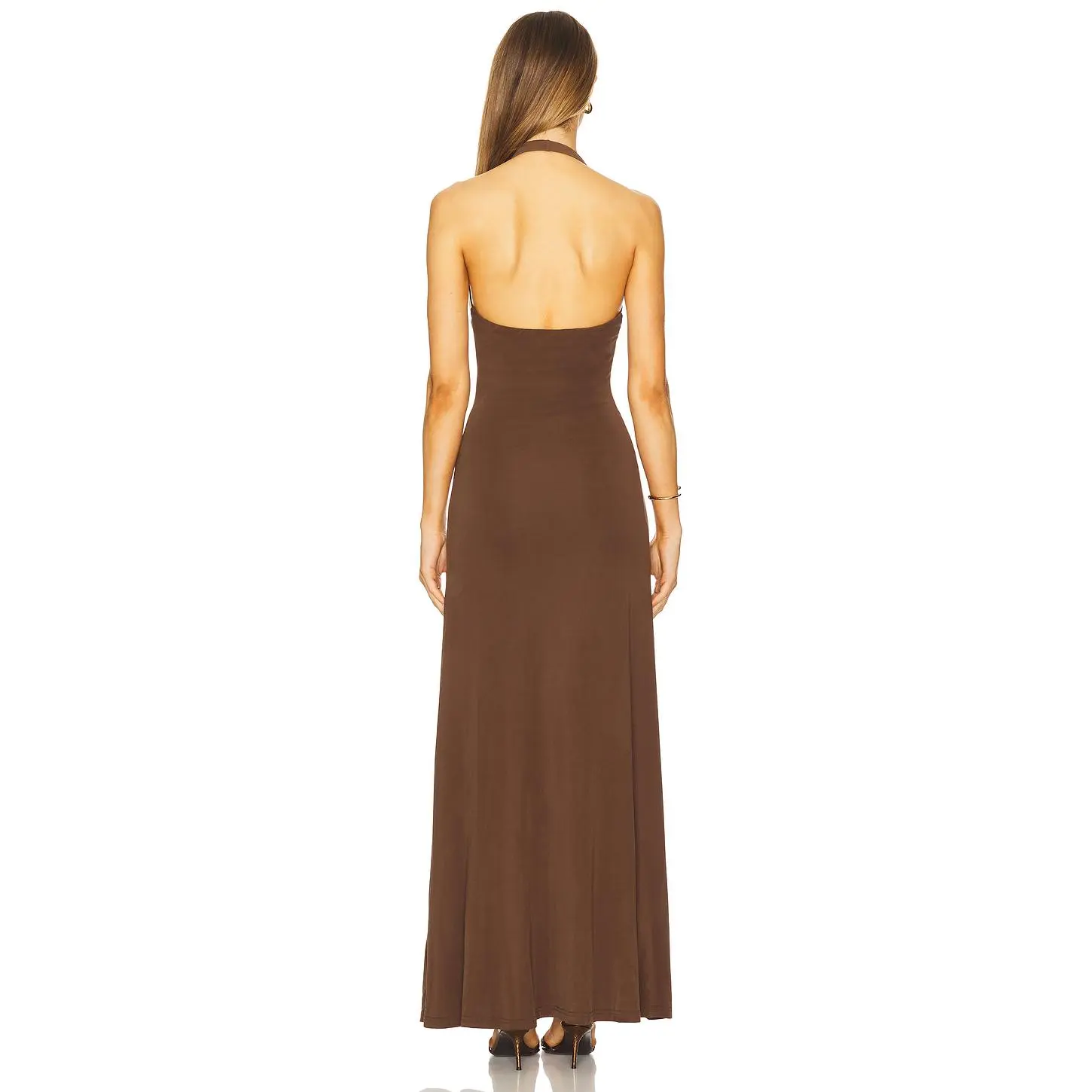 MISHA Jennifer Maxi Dress in Cedar Brown - TikTok Shop