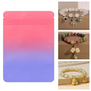 Funny Bracelet Bags｜Bracele｜Beads Bracelets｜Viral Bracelet｜Sweet Fashion Accessories For Women & Girls｜Trendy All-match Accessories｜Holiday Gifts｜Over 1000 Designs Chic Flower & Butterfly Charms Glass Beaded Bracelets Light Blue &Pink Beads Cute Bow