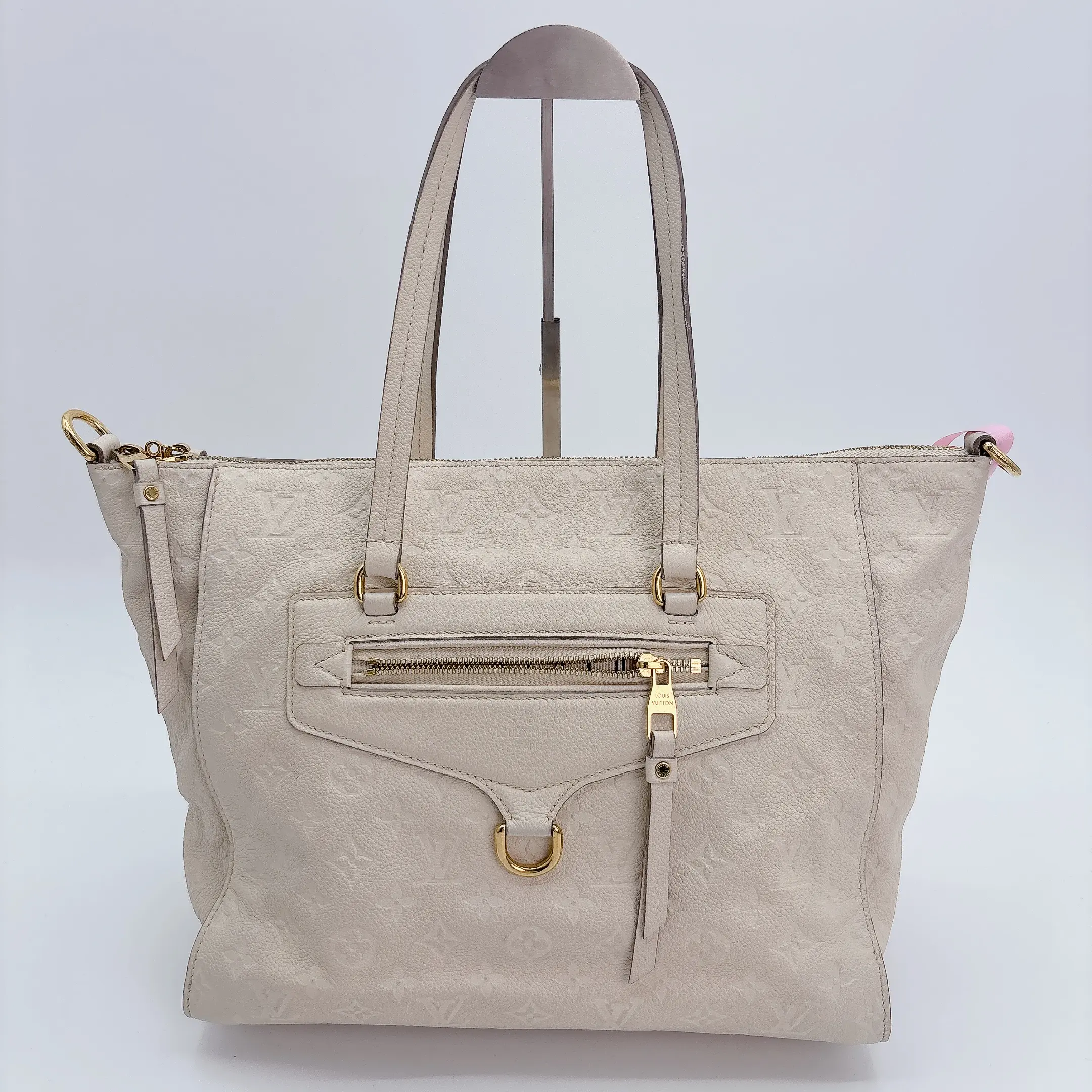 Pre-owned Louis Vuitton leather Crossbody Bags Empreinte Lumineuse PM Neige
