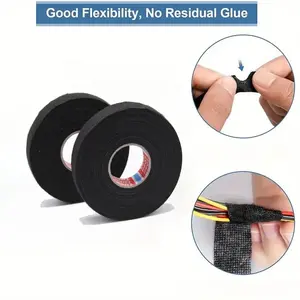 Polyester Wire Harness Tape in, Insulation Noise Reduction and Shock Absorption Tape, High Temperature Resistant and Flame Retardant Automotive Fabric Tape