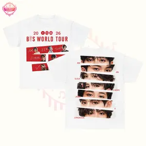 Bangtan World Tour 2026 Graphic Tee, Sweatshirt, Hoodie, Kpop Band Shirt Unisex Kpop Arrmy Gift