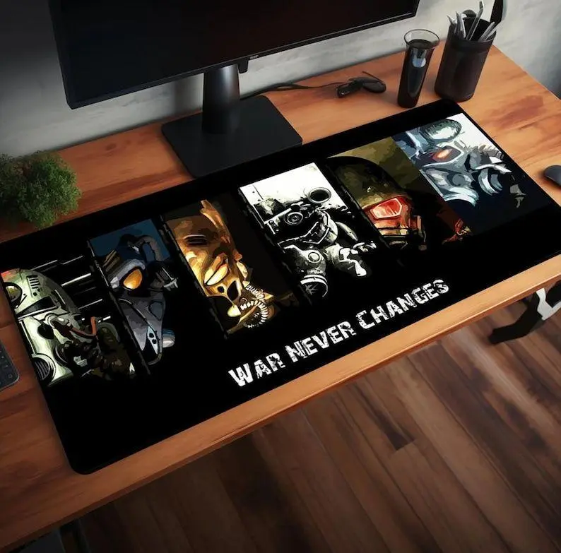 Fallout New Vegas Mouse Pad: Gaming Desk Mat, Desk Mat, PC Accessories.