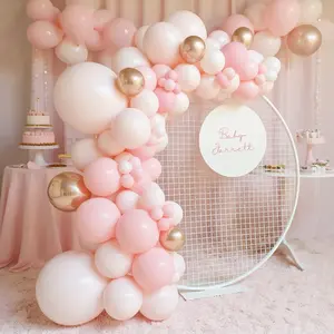Stunning 104-Piece Pink Balloon Arch Kit – Bright & Colorful Latex Balloons Ideal for Weddings, Birthdays, & Festivals – Transform Your Celebration into a Dreamlike Experience!