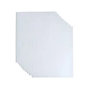 10pcs Cuttable Clear Double Sided Adhesive Sheets for DIY Adding Pop Cards Making Scrapbooking Crafts Supplies, School, DIY, & Office - Multi-Purpose Sticky Tape Sheets
