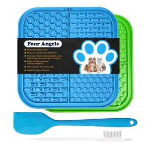 2PCS Lick Mat for Dogs and Cats，Dog Lick Mat for Anxiety Relief, Dog Toys to Keep Them Busy, Cat Licking Pad for Boredom-MSD