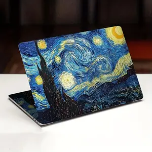 Starry Night Laptop Sticker, Laptop Skin Cover, Anti-scratch Laptop Decal, Laptop Protector for HP Dell Lenovo Apple Asus Compaq