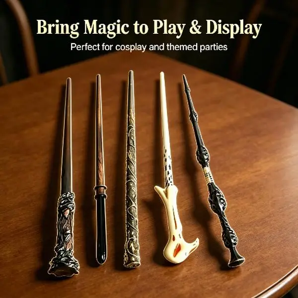 Resin Wand with Large Diameter Design | Cool Hobby Play Toy, Portable Cosplay Accessory, Interactive Play Prop, Great for Roleplaying, Gatherings, Collection & Entertainment for All Ages