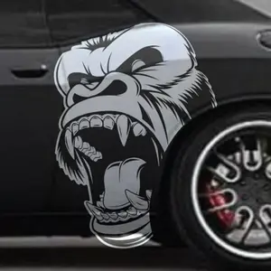 Gorilla King Kong Ape Side Hood Decal Car Truck Vehicle Graphic Vinyl
