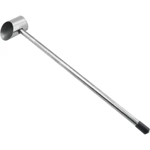 Large Caliber Models of Silver Stainless Steel Sugar Spoon for Cotton Candy Long Handle Sugar Spoon Cotton Candy Machine Spare Parts