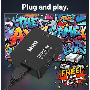 Ultimate HDMI to AV Adapter Kit + High-Speed HDMI Cable - [Special Bundle] Includes Free Retro 8-Bit Mini Game Console with 620+ Games & Dual Controllers Compact Laundry Washer and Dryer Set Twin Tub Combo Instant Hot Water Shower Head