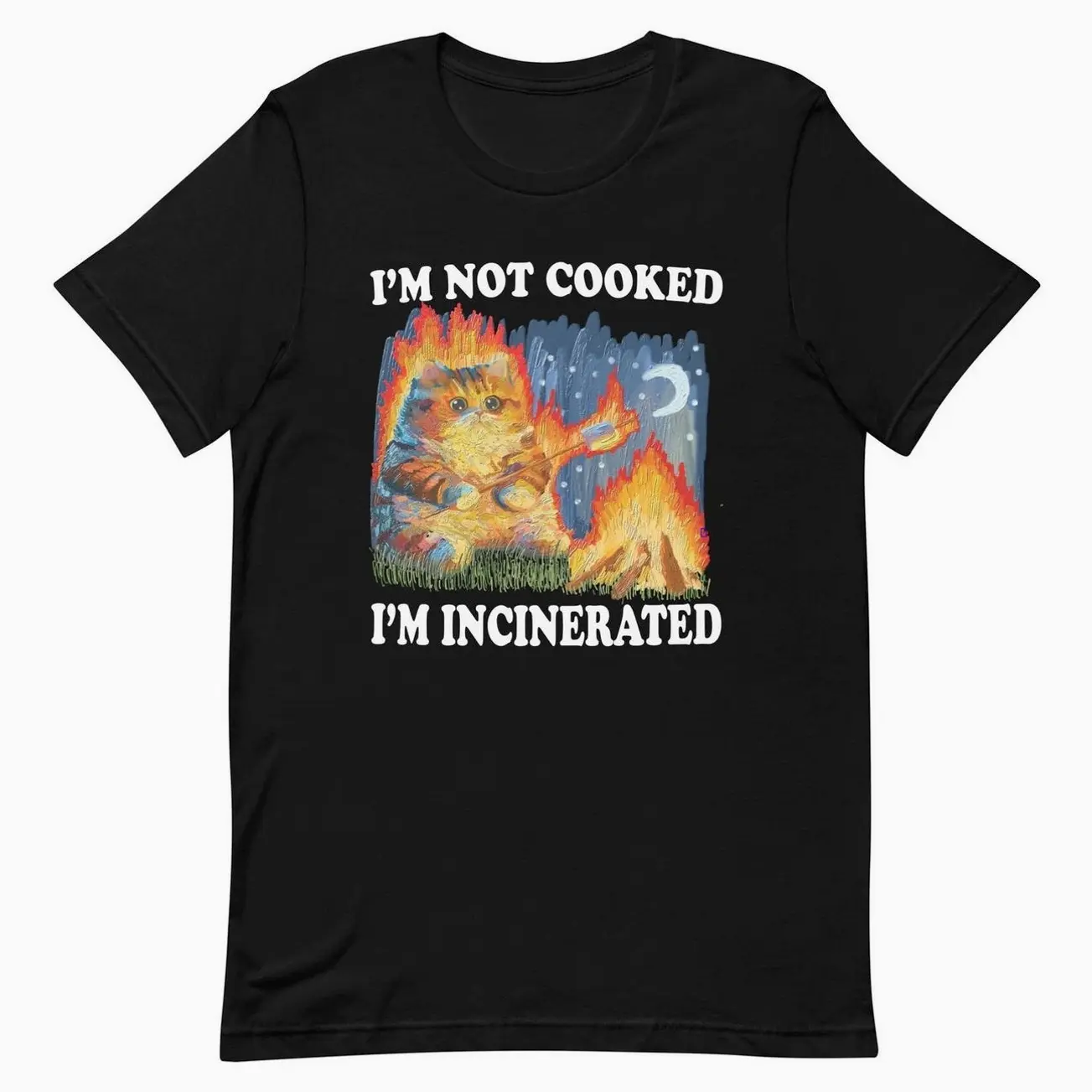 Not Cooked Unisex t-shirt 8IU