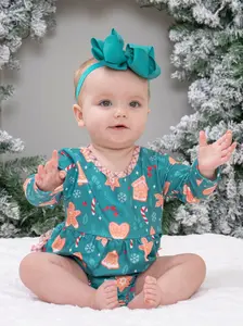 Gingerbread Festival Bubble Romper
