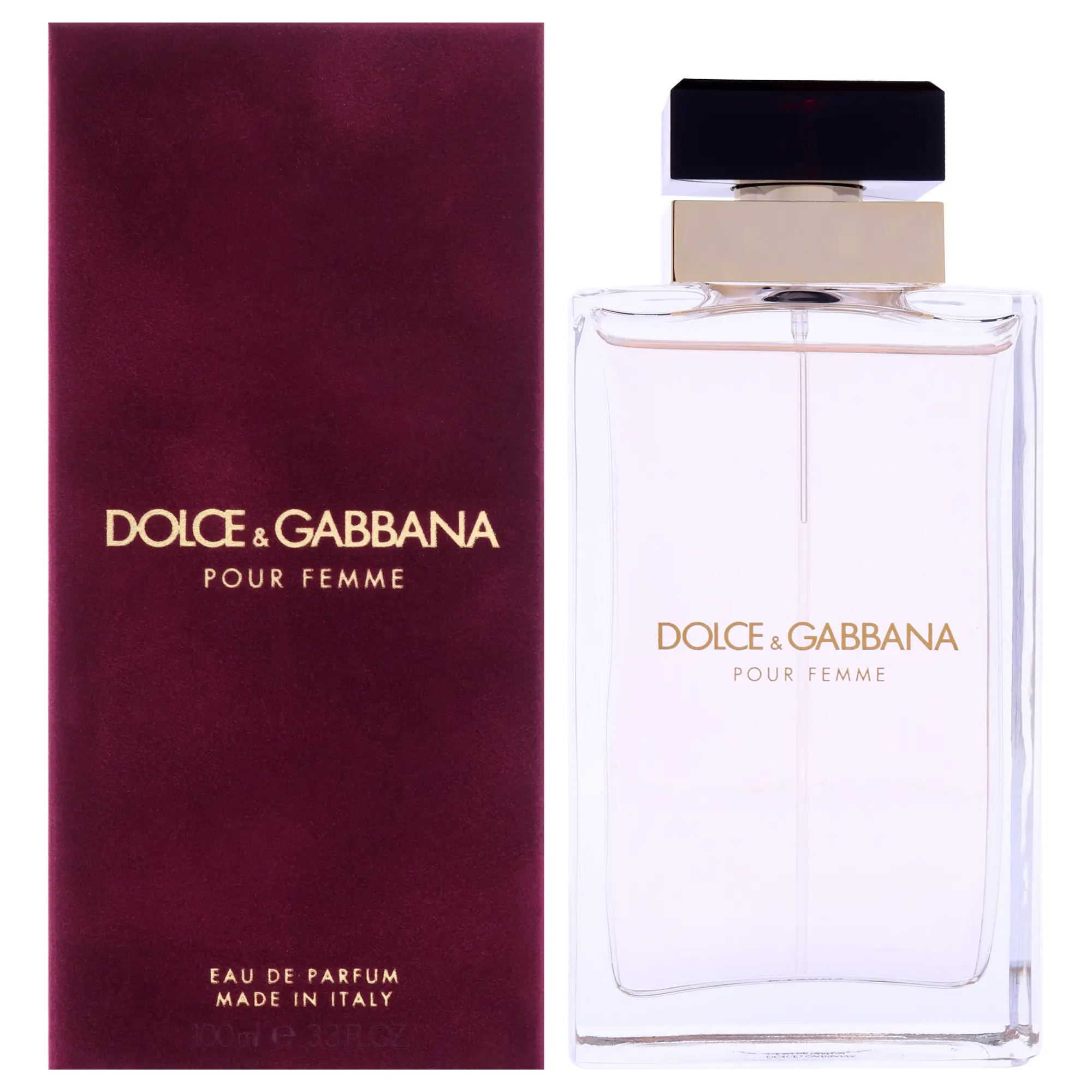DOLCE & GABBANA Pour Femme EDP Spray for Women, Refined Aroma Elegant Long-Lasting Designer Fragrance, 3.3 fl oz Single Bottle, Spray Daily Unisex Fragrance