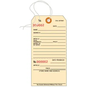 Centurion TMR339 2.25 x 5.25 in. Repair Tag - 1000 Pack