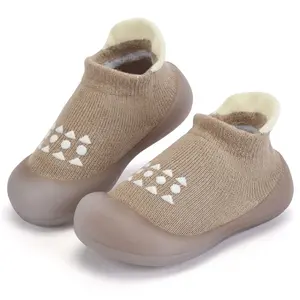 Baby Sock Shoes Infant Shoes Baby Slippers Newborn Crib Shoes Toddler Shoes for 6 9 12 24 36months Baby Boys Girls Shoes Indoor Outdoor Adorable Walking Shoes Lightweight Breathable little kids Sneakers for 0 1 2 3yrs old