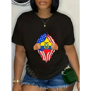 100% Cotton Ecuadorian Blood Inside Me T-Shirt | Ecuador Flag Gift T-Shirt
