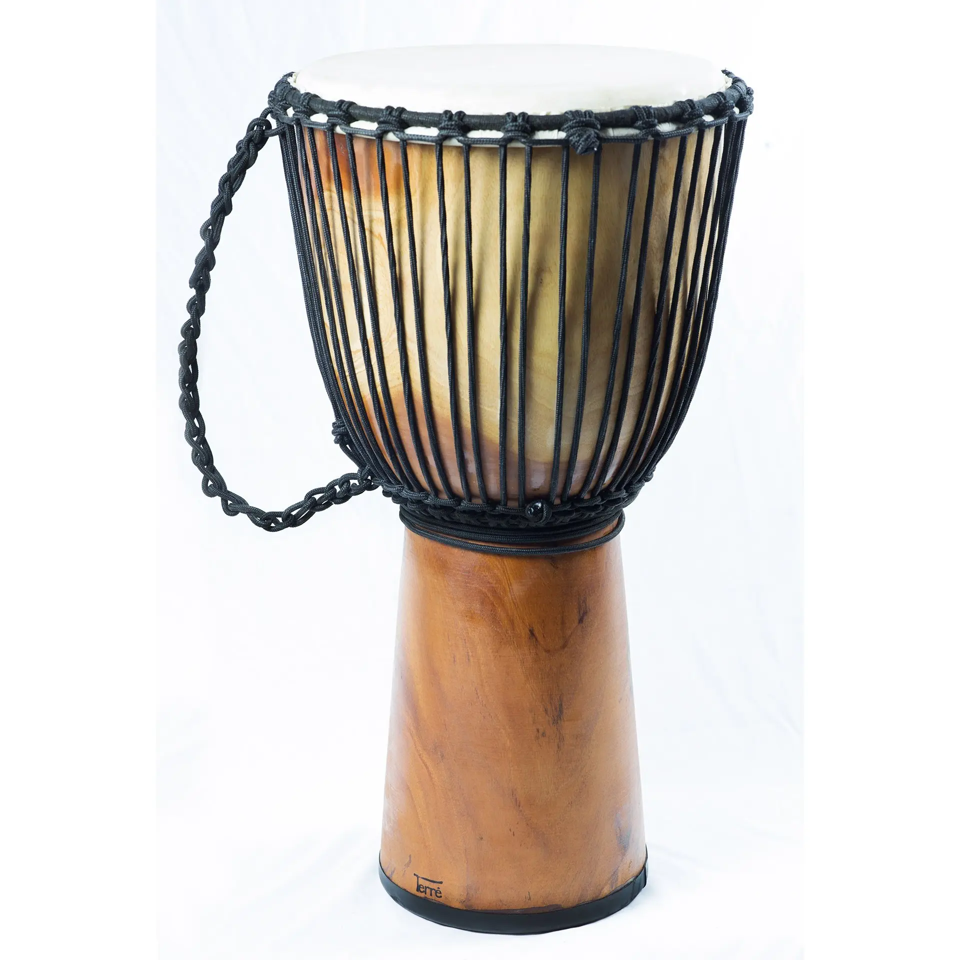 Terre Djembe Standard oil finish, 10" 12" 14" 16" 20" 24" 26" tall