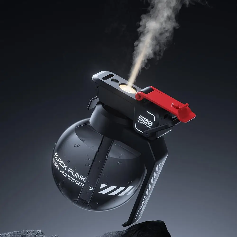 Cyberpunk Design Humidifiers, USB Rechargeable Desktop Humidifiers, Creative Humidifier for Home Office, Home Appliances