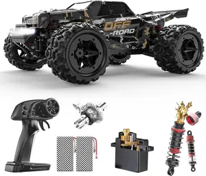 DEERC 9309E All Terrain Fast RC Cars 40KPH,4WD Electric Off-Road Remote Control Monster Truck,2.4Ghz High Speed Car,Waterproof Monster Truck with 2 Batteries