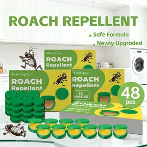 MoonSpry Roach Repellent, Domestic Dormitory Kitchen Powerful Cleaning Cockroach Exterminator Cockroach Gel Bait Pest Control Kit Rodent Repellent Pouches for Indoor & Outdoor Multi-Surface Microfiber Floor Mop roach killer indoor infestation