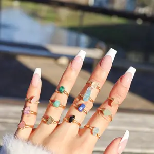 Custom Wire Wrapped Crystal Ring | Wire wrapped ring