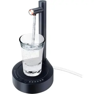 Desktop Water Bottle Dispenser,  Portable Electric Water Bottle Pump Countertop for 5 Gallon & Universal Bottles, USB  Automatic Water Jug Dispenser for Bedside, Home, Office, Outdoor