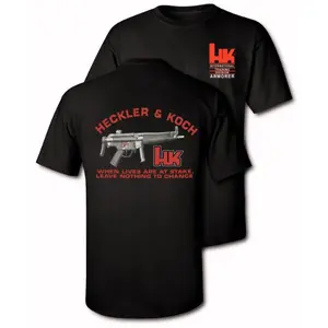 1999 HK Heckler & Koch Vintage 90s MP5 Graphic T-Shirt, Streetwear Tee