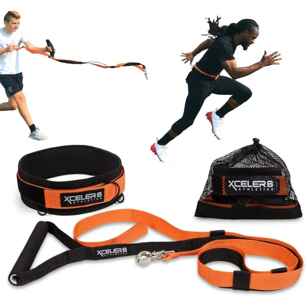 Speed Training Kit With Overload Running Resistance & Release, Harness & Resistance Band, Speed and Agility Equipment for Sprint, Football, Basketball, Soccer, Youth and Adult