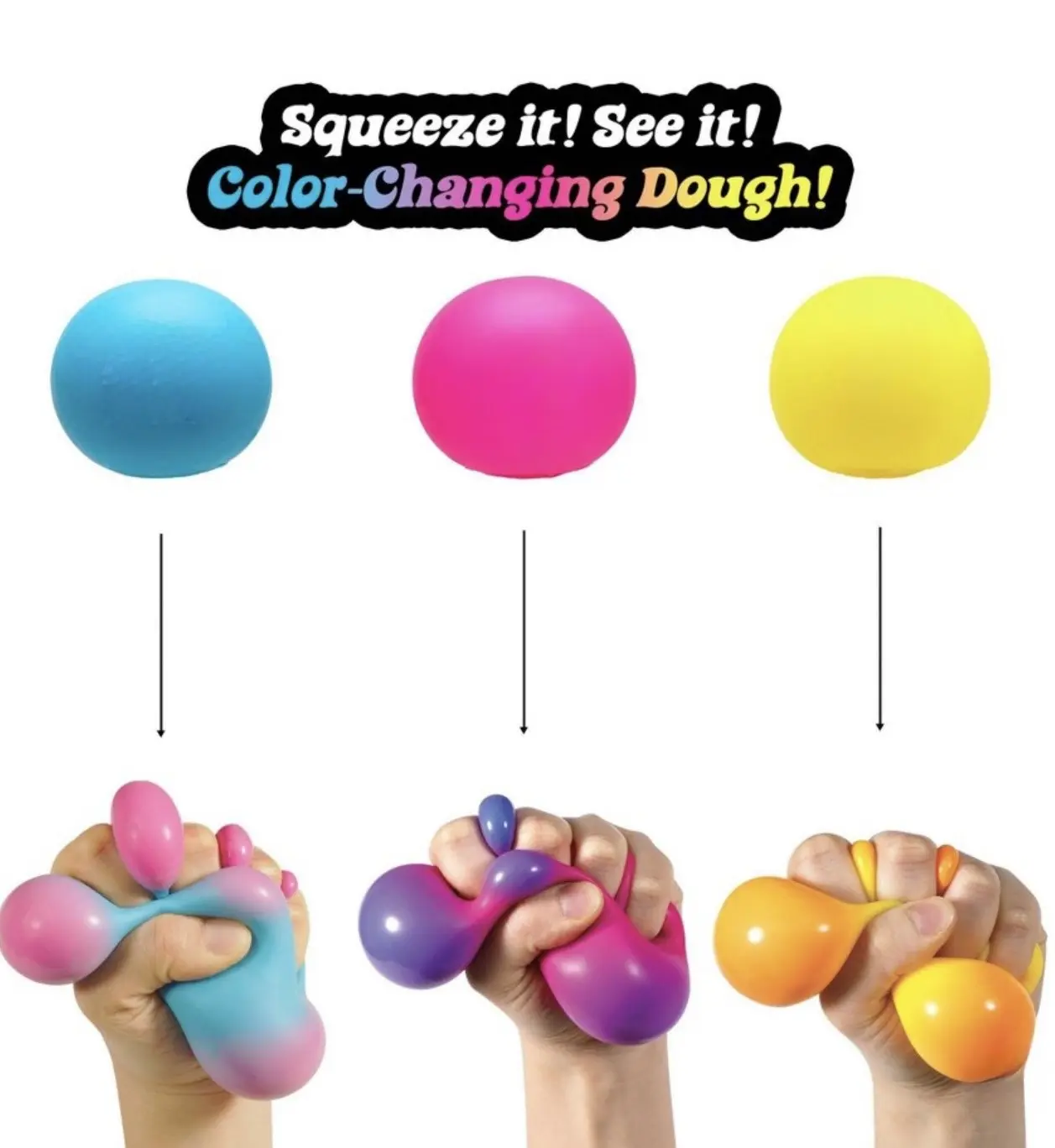 Color Chang Ball Sensory Stress Ball Toy