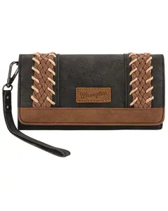 Wrangler Women's Southwestern Print Wristlet Wallet - Wg217-C018bk