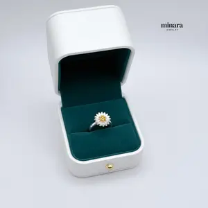 MINARA 950 Silver MARGARITA AMARILLA Ring