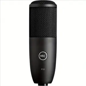 High-Quality 48V P120 Multifunction Condenser Microphone for Live Streaming, Studio Recording, Online Broadcasting, Karaoke Recording, and More