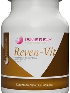 IsmereLy Reven-Vit Caps Multivitamin Supplement with B-Complex Vitamins Vitamin C Vegetable Oil Soy Lecithin Beeswax Gelatin & Glycerin for Healthy Lifestyle 30 Capsules