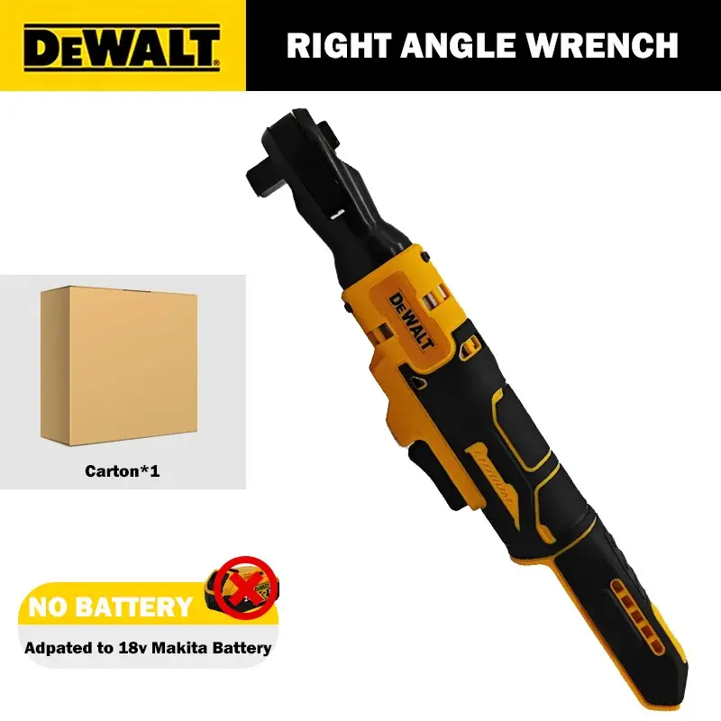 DEWALT DCF512 Power Right Angle Ratchet Wrench: Cordless, Brushless, Variable Speed & LED Function