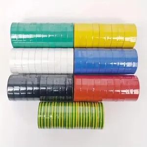 7-Pack PVC Electrical Tape, 600V Flame Retardant Adhesive, Dustproof Insulation for Household & Automotive Use, Compatible with Plastic Surfaces