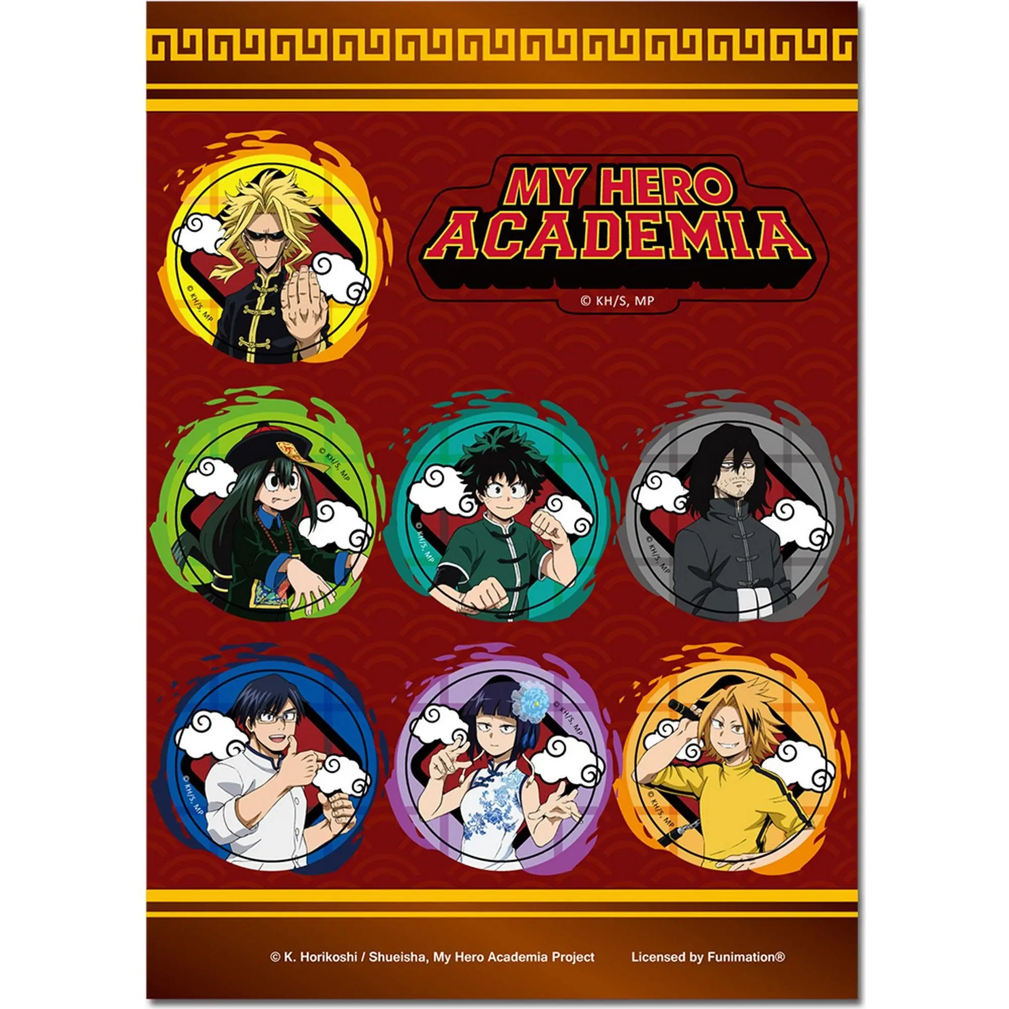 My Hero Academia S3 - Artwork I 01 Sticker Set 5"X7"