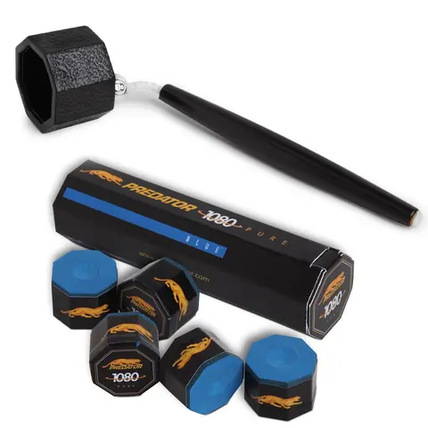 OKKO Octagon Pocket Chalker Black w/Predator Chalk