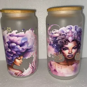 Soulful Zodiac Cup - Decorative Bottle with Unique Design, Ideal for Drinkware Use cups Tumbler Reusable Washable